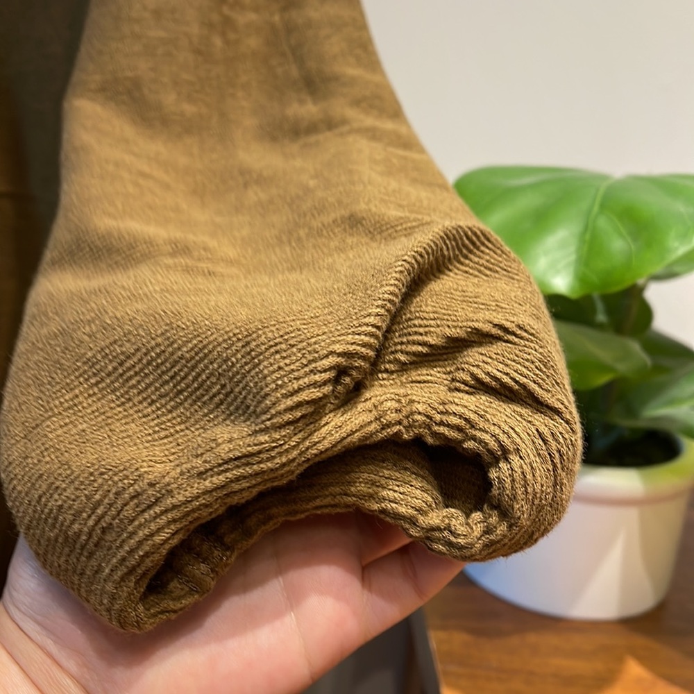 Madewell Texture and Thread Balloon Sleeve Ponte Dress in Olive Green NWOT - Picture 6 of 12